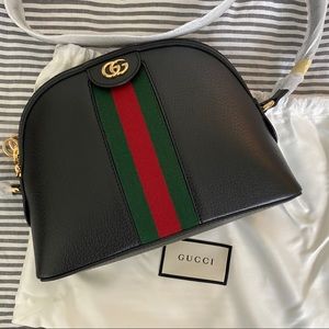 NWT Gucci Ophidia Shoulder bag black leather